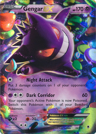 Gengar EX - 34/119 - Phantom Forces