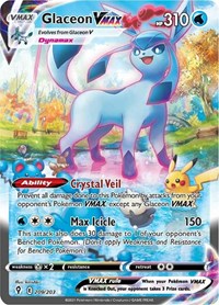 Glaceon VMAX Alternate Art - 209/203 - Evolving Skies