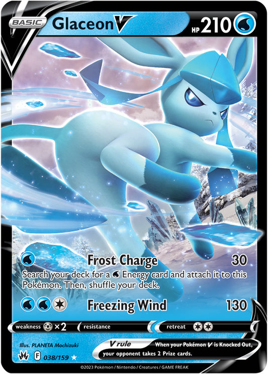 Glaceon V - 38/159 - Crown Zenith