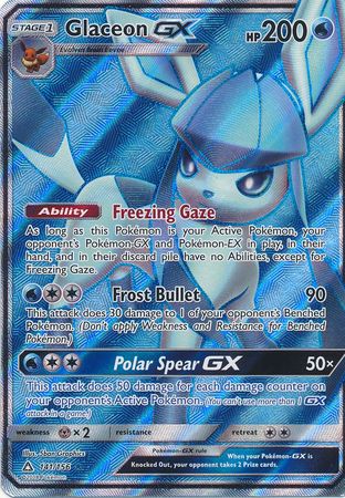 Glaceon GX Full Art - 141/156 - Ultra Prism