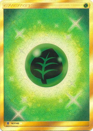 Grass Energy Secret Rare - 167/145 - Guardians Rising