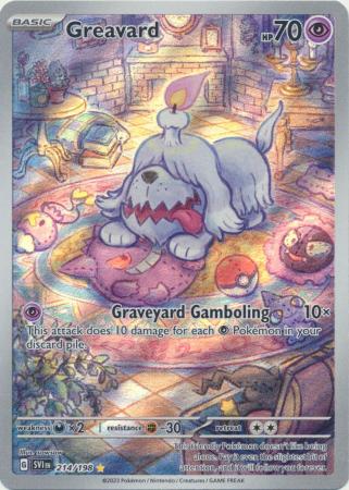 Greavard Illustration Rare - 214/198 - Scarlet & Violet