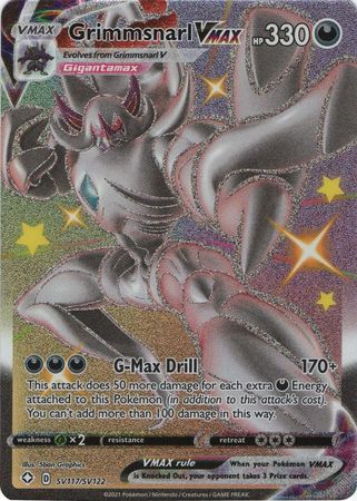 Grimmsnarl VMAX Shiny Rare - SV117/SV122 - Shining Fates