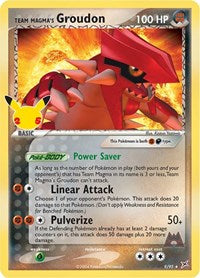 Team Magma's Groudon - 9/95 - Celebrations