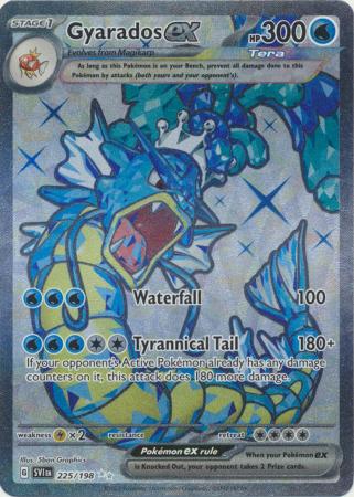 Gyarados EX Full Art Tera - 225/198 - Scarlet & Violet