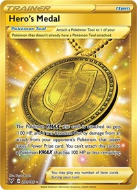 Hero's Medal - 201/185 - Secret Rare