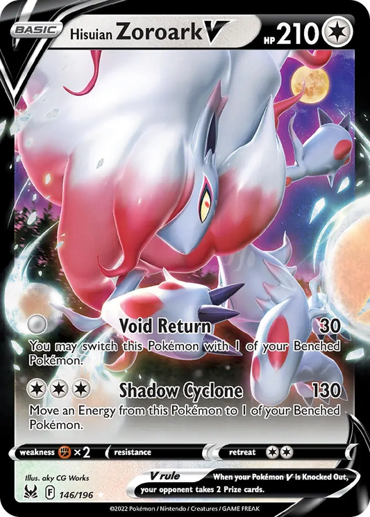 HIsuian Zoroark V - 146/196 - Lost Origin