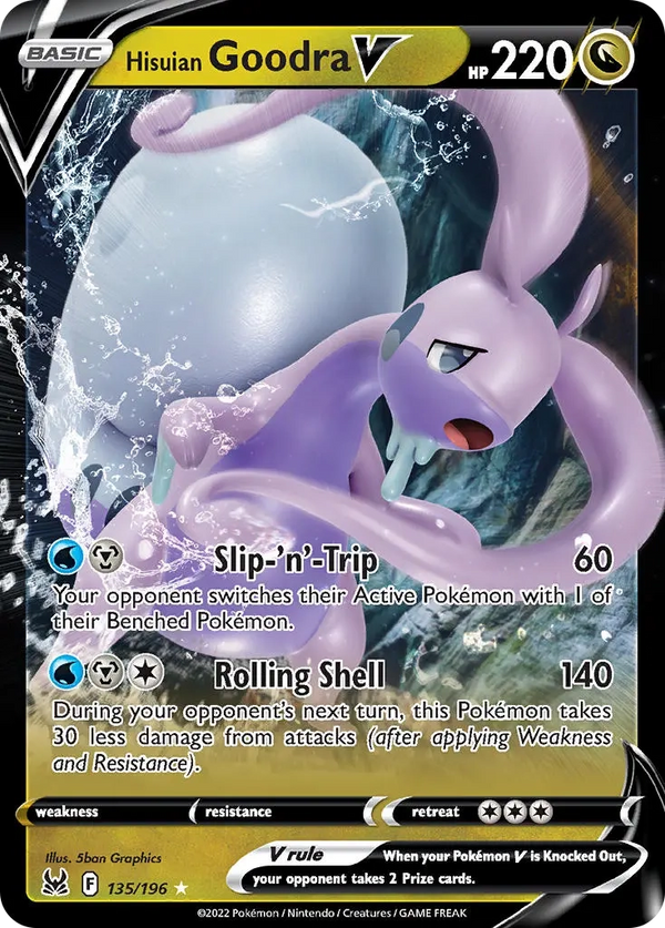Hisuian Goodra V - 135/196 - Lost Origin