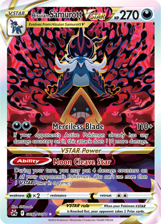 Hisuian Samurott VSTAR - GG52/GG70 - Crown Zenith