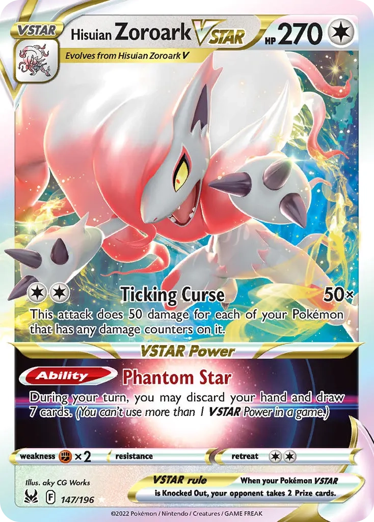Hisuian Zoroark VSTAR - 147/196 - Lost Origin