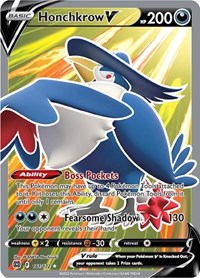 Honchkrow V Full Art - 161/172 - Brilliant Stars