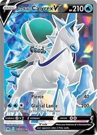 Ice Rider Calyrex V Full Art - 163/198 - Chilling Reign