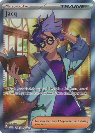 Jacq Full Art - 236/198 - Scarlet & Violet