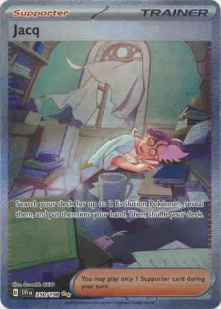 Jacq Special Illustration Rare - 250/198 - Scarlet & Violet