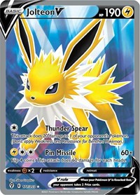 Jolteon V Full Art - 177/203 - Evolving Skies