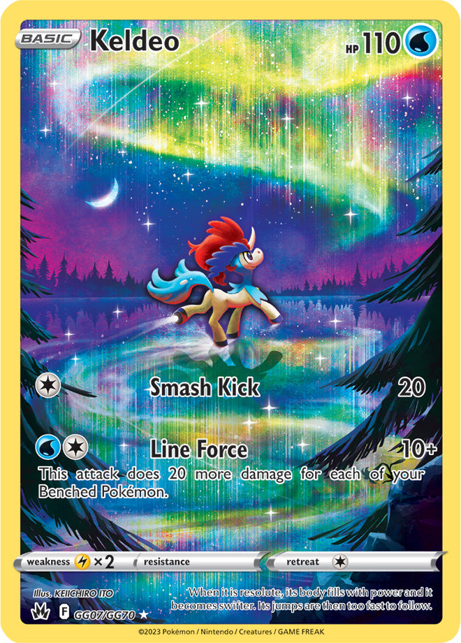 Keldeo - GG07/GG70 - Crown Zenith