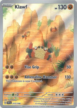 Klawf Illustration Rare - 217/198 - Scarlet & Violet