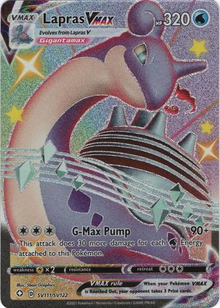 Lapras VMAX Shiny Full Art - SV111/SV122 - Shining Fates