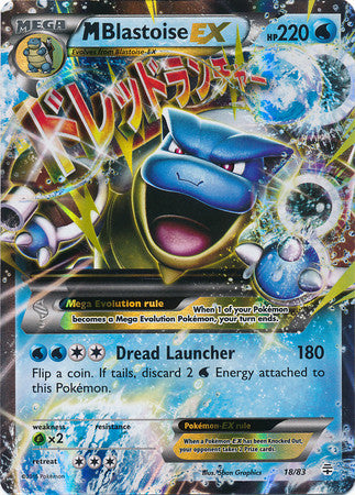 M Blastoise EX - 18/83 - Generations