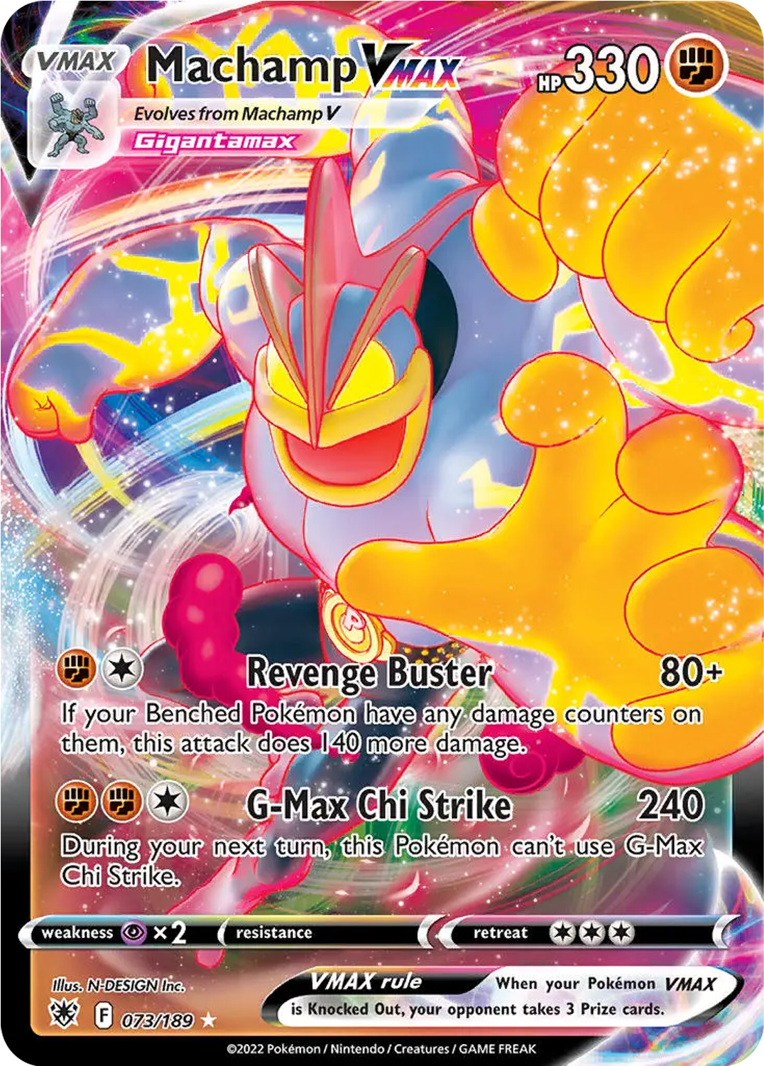 Machamp VMAX - 73/189 - Astral Radiance