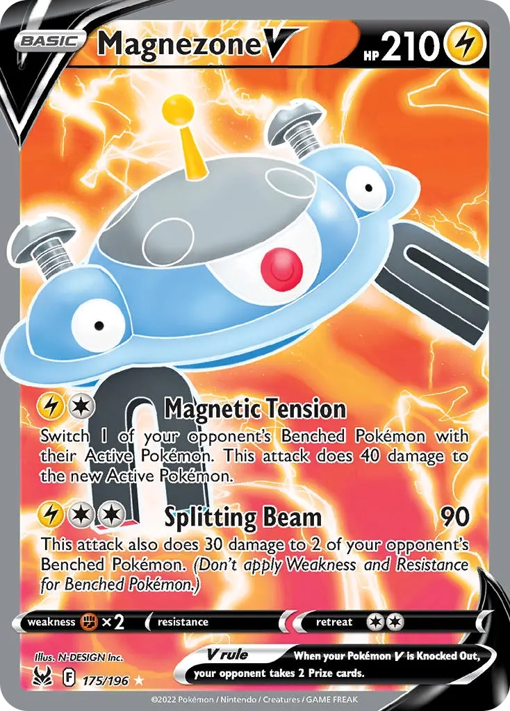 Magnezone V Full Art - 175/196 - Lost Origin