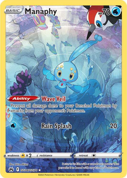 Manaphy - GG06/GG70 - Crown Zenith