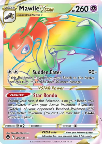 Mawile VSTAR Rainbow Rare - 200/195 - Silver Tempest
