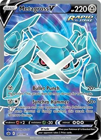 Metagross V Full Art - 181/198 - Chilling Reign