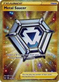 Metal Saucer Secret Rare - 214/202 - Sword & Shield Base
