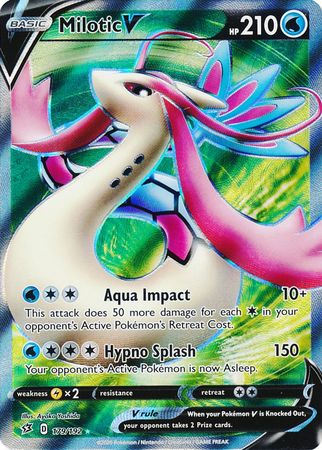 Milotic V Full Art - 179/192 - Rebel Clash