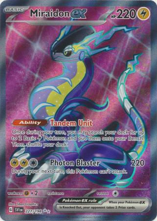 Miraidon EX Full Art - 227/198 - Scarlet & Violet