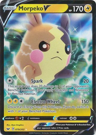Morpeko V - 79/202 - Sword & Shield Base