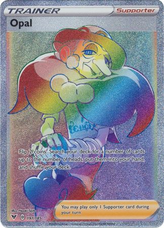 Opal Rainbow Rare - 197/185 - Vivid Voltage