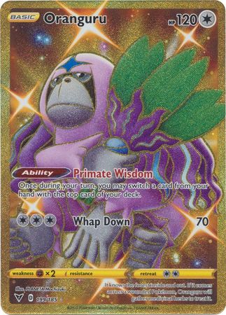 Oranguru Secret Rare - 199/185 - Vivid Voltage