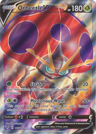 Orbeetle V Full Art - 166/185 - Vivid Voltage