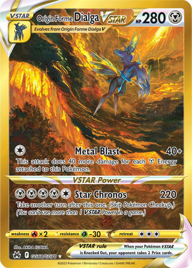 Origin Forme Dialga VSTAR - GG68/GG70 - Crown Zenith