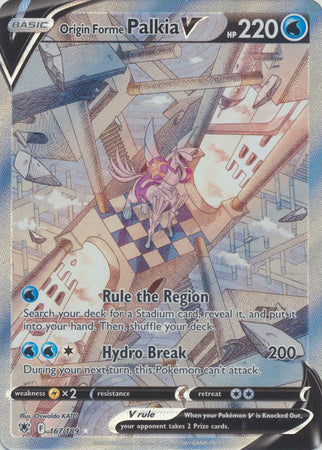 Origin Forme Palkia V Alternate Art - 167/189 - Astral Radiance