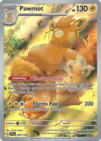 Pawmot Illustration Rare - 209/198 - Scarlet & Violet