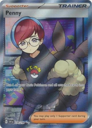 Penny Full Art - 239/198 - Scarlet and Violet