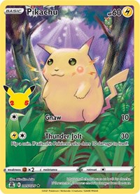 Pikachu Full Art - 5/25 - Celebrations