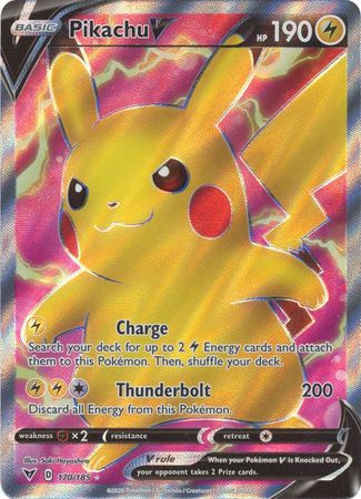 Pikachu V Full Art - 170/185 - Vivid Voltage