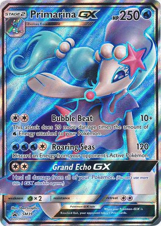 Primarina GX Full Art - SM39 - Sun and Moon Promos