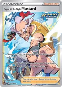 Rapid Strike Style Mustard Full Art - 162/163 - Battle Styles