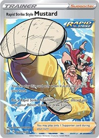 Rapid Strike Style Mustard Full Art - TG27/TG30 - Brilliant Stars