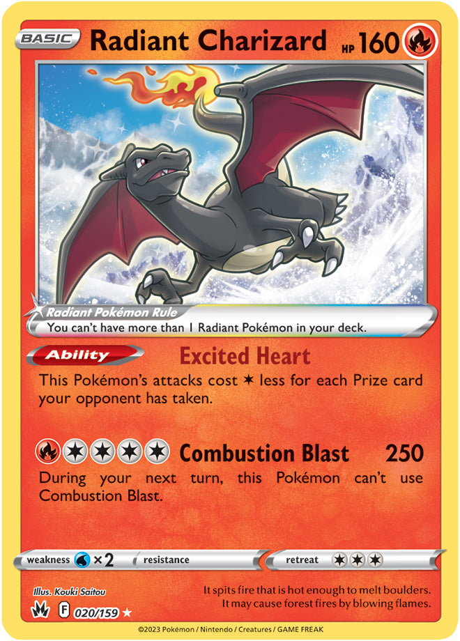Radiant Charizard - 20/159 - Crown Zenith