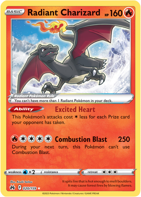 Radiant Charizard - 20/159 - Crown Zenith