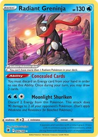 Radiant Greninja - 46/189 - Astral Radiance