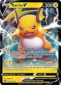 Raichu V - 45/172 - Brilliant Stars