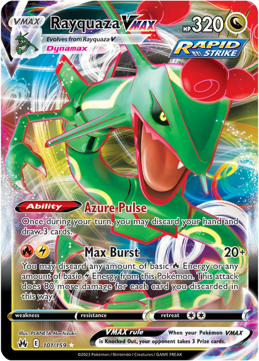 Rayquaza VMAX - 101/159 - Crown Zenith