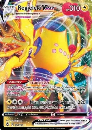 Regieleki VMAX - 58/195 - Silver Tempest